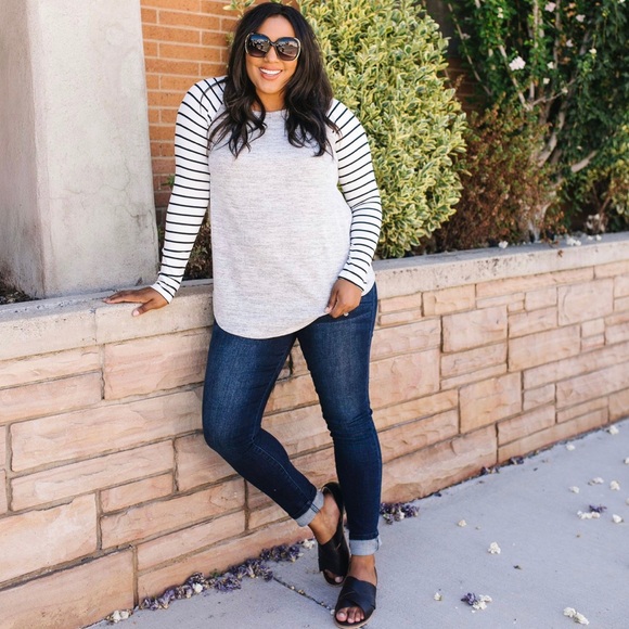 Throw And Go Raglan Long-Sleeved Tee - Picture 6 of 8